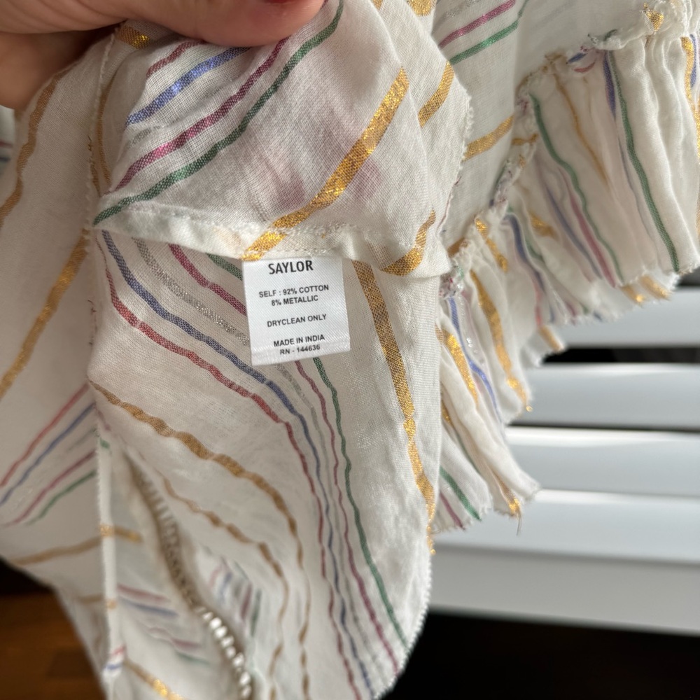 SAYLOR Multicolor Striped Top - Picture 7 of 9